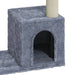 Cat Tree With Sisal Scratching Posts Light Grey 70 Cm Oioata