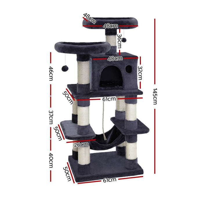 I.pet Cat Tree Trees Scratching Post Scratcher Tower Condo