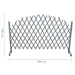 Trellis Fence Solid Firwood 1.8x1 m Grey Tobbtl
