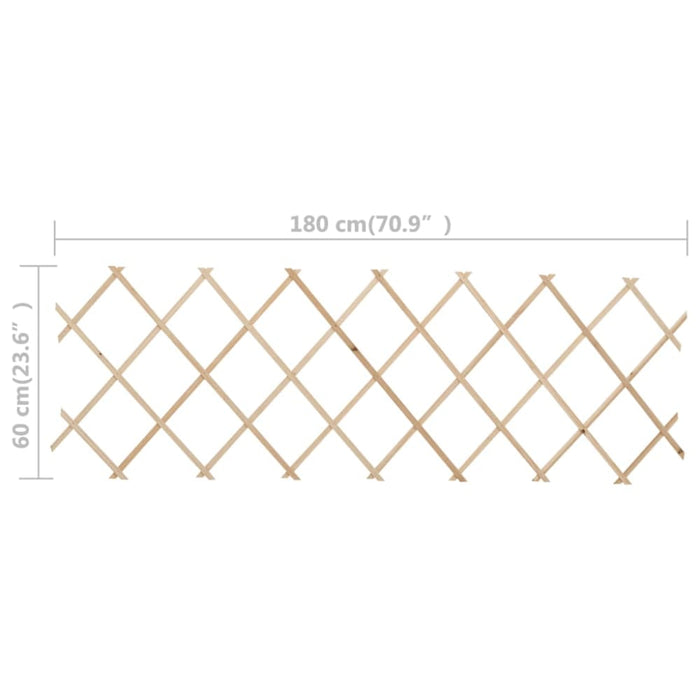 Trellis Fences 5 Pcs Firwood 180x60 Cm Aixab