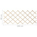 Trellis Fences 5 Pcs Solid Firwood 180x80 Cm Tolaxx