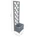 Trellis Planter 40x30x135 Cm Solid Firwood Tobbti