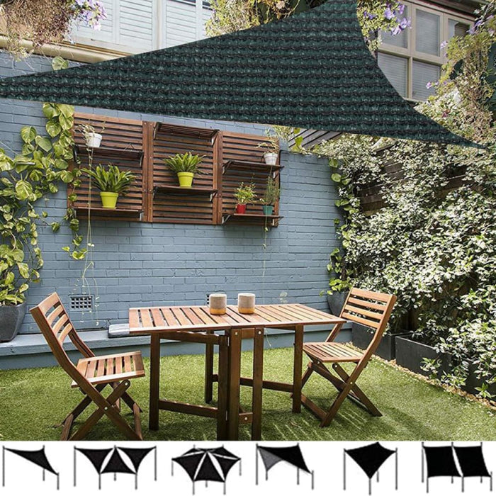 Triangle Hdpe Anti - uv Canopy Sunshade Net Garden Shelter