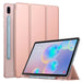 Trifold Stand Cover with Frosted Back for Galaxy Tab S6 10.5