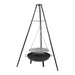 Tripod Garden Fire Pit Bbq Barbecue Cast Iron & Steel Bowl