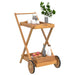 Tea Trolley 54x87x90 Cm Solid Wood Acacia Tokaxa