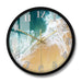 Tropical Ocean with Big Waves Scenery Wall Clock Nautical
