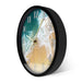 Tropical Ocean with Big Waves Scenery Wall Clock Nautical