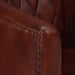 Tub Chair Brown Real Leather Tpkltn