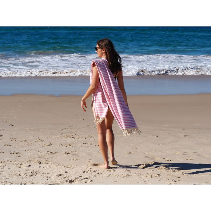 Turkish Cotton Towel - Blush