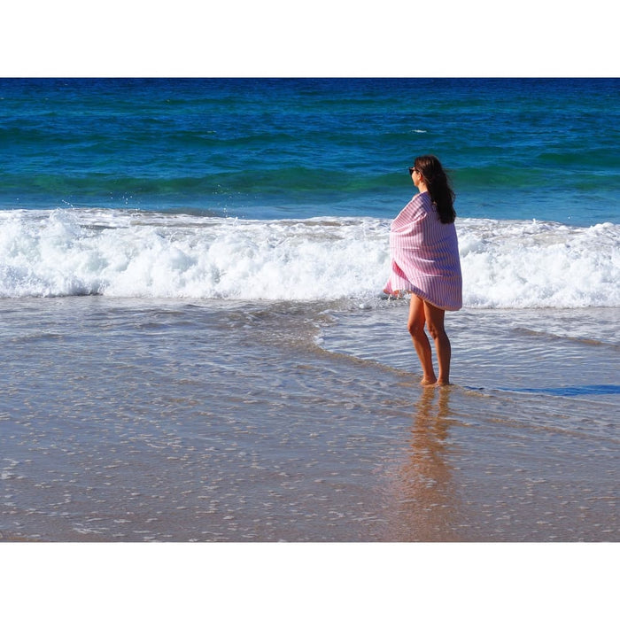 Turkish Cotton Towel - Blush