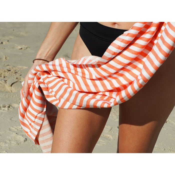 Turkish Cotton Towel - Coral