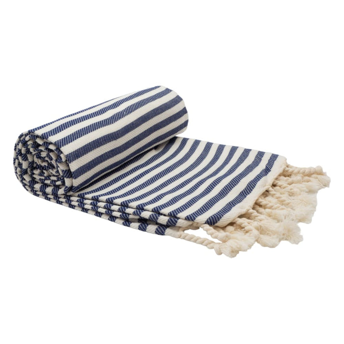 Turkish Cotton Towel - Navy