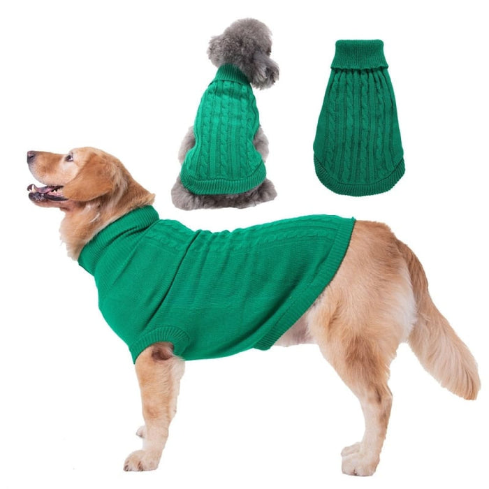 Turtleneck Knitwear Sweaters for Dog