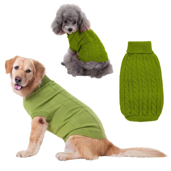 Turtleneck Knitwear Sweaters for Dog