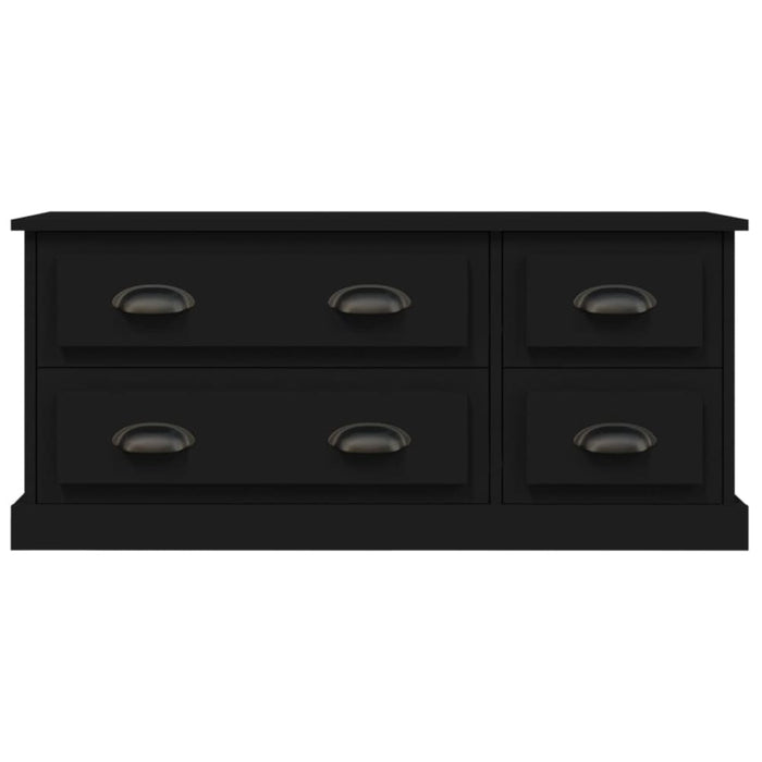 Tv Cabinet Black 100x35.5x45 Cm Engineered Wood Nolaak