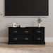 Tv Cabinet Black 100x35.5x45 Cm Engineered Wood Nolaak