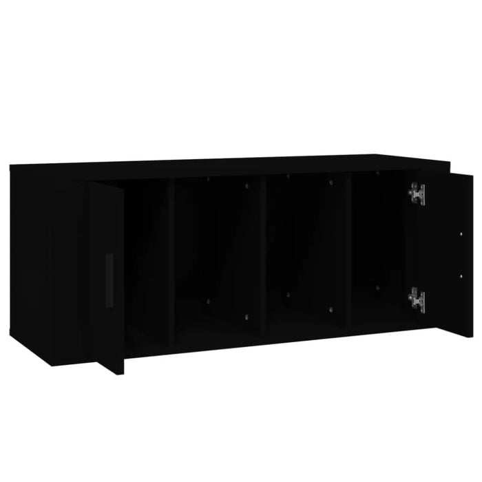 Tv Cabinet Black 100x35x40 Cm Engineered Wood Nolnbo