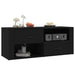 Tv Cabinet Black 100x35x40 Cm Engineered Wood Nxtobb