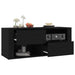 Tv Cabinet Black 100x35x40 Cm Engineered Wood Nxtobb