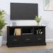 Tv Cabinet Black 100x35x50 Cm Engineered Wood Nolxnk