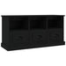 Tv Cabinet Black 100x35x50 Cm Engineered Wood Nolxnk