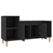 Tv Cabinet Black 100x35x55 Cm Engineered Wood Nxooit