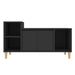 Tv Cabinet Black 100x35x55 Cm Engineered Wood Nxooit