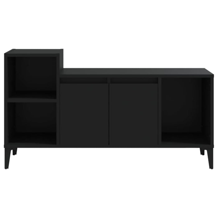 Tv Cabinet Black 100x35x55 Cm Engineered Wood Nxoono