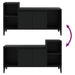 Tv Cabinet Black 100x35x55 Cm Engineered Wood Nxoono