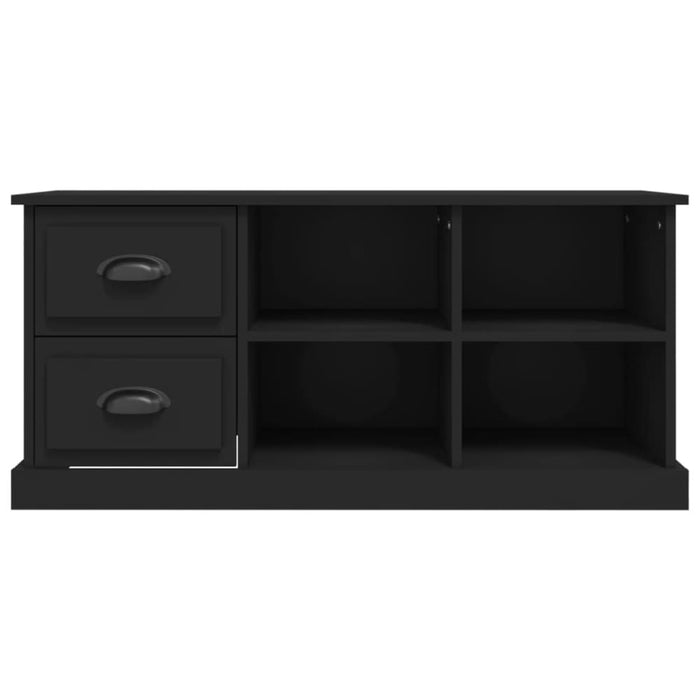 Tv Cabinet Black 102x35.5x47.5 Cm Engineered Wood Noloii