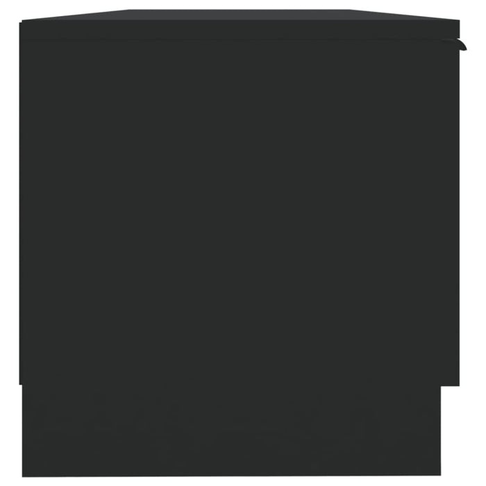 Tv Cabinet Black 102x35x36.5 Cm Engineered Wood Noopox