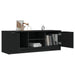 Tv Cabinet Black 102x35x36.5 Cm Engineered Wood Noopox