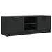 Tv Cabinet Black 102x35x36.5 Cm Engineered Wood Noopox
