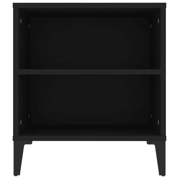 Tv Cabinet Black 102x44.5x50 Cm Engineered Wood Noklbp