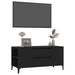 Tv Cabinet Black 102x44.5x50 Cm Engineered Wood Noklbp