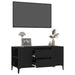 Tv Cabinet Black 102x44.5x50 Cm Engineered Wood Noklbp