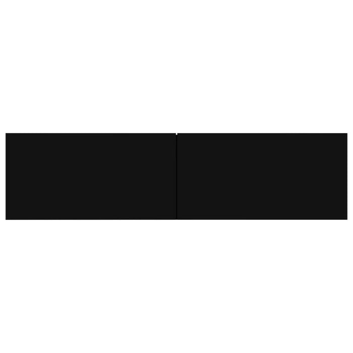 Tv Cabinet Black 120x30x30 Cm Engineered Wood Nboako