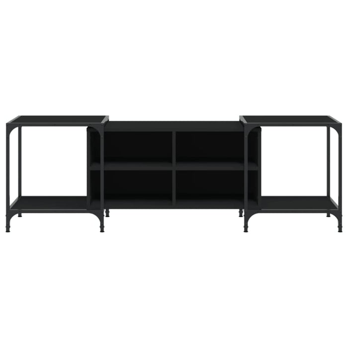 Tv Cabinet Black 153x37x50 Cm Engineered Wood Ntilbx