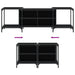 Tv Cabinet Black 153x37x50 Cm Engineered Wood Ntilbx
