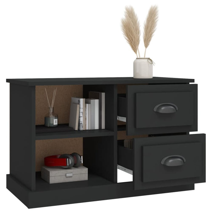 Tv Cabinet Black 73x35.5x47.5 Cm Engineered Wood Nololk