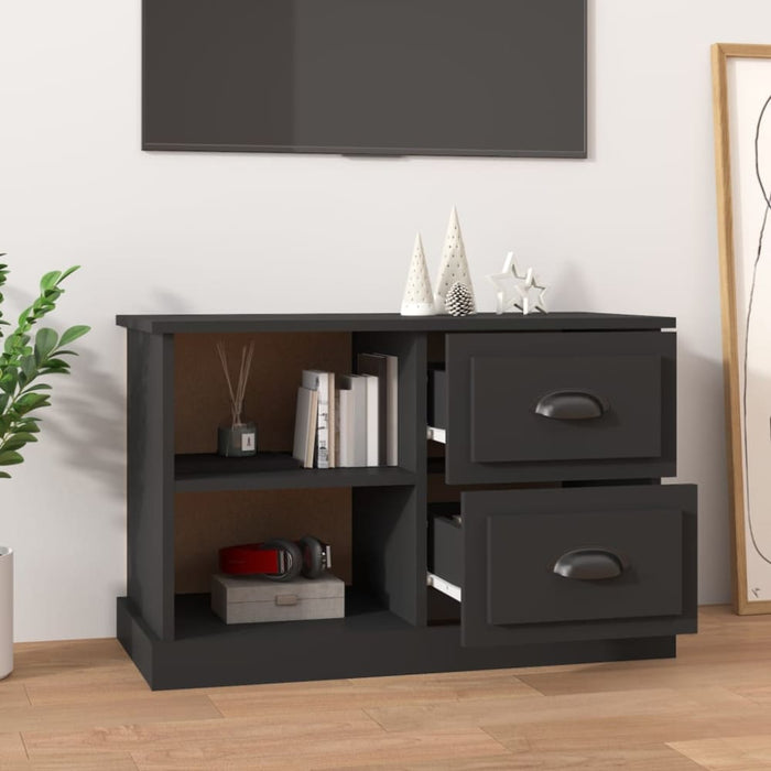Tv Cabinet Black 73x35.5x47.5 Cm Engineered Wood Nololk