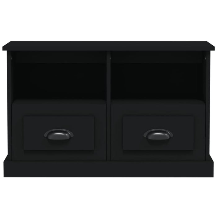 Tv Cabinet Black 80x35x50 Cm Engineered Wood Nolxno