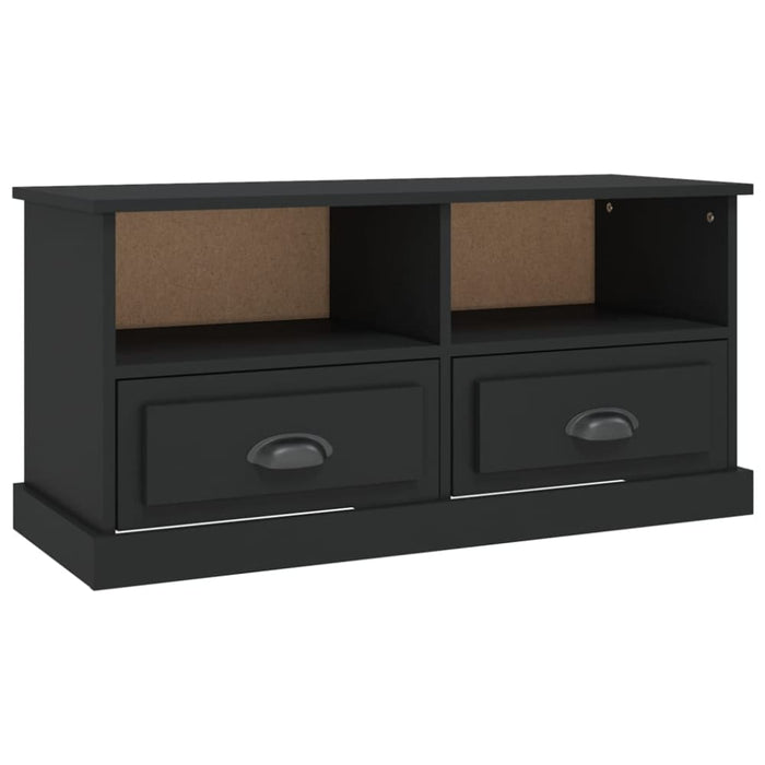 Tv Cabinet Black 93x35.5x45 Cm Engineered Wood Nolalp