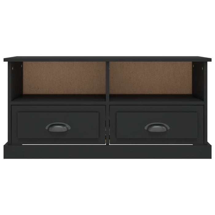 Tv Cabinet Black 93x35.5x45 Cm Engineered Wood Nolalp