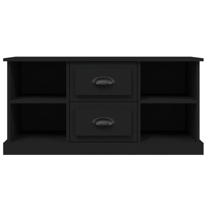 Tv Cabinet Black 99.5x35.5x48 Cm Engineered Wood Nolxit