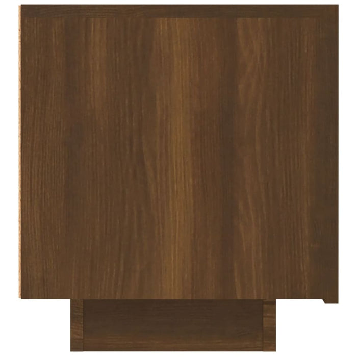 Tv Cabinet Brown Oak 100x35x40 Cm Engineered Wood Nopiok