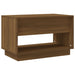 Tv Cabinet Brown Oak 70x41x44 Cm Engineered Wood Noxkii