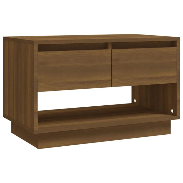 Tv Cabinet Brown Oak 70x41x44 Cm Engineered Wood Noxkii