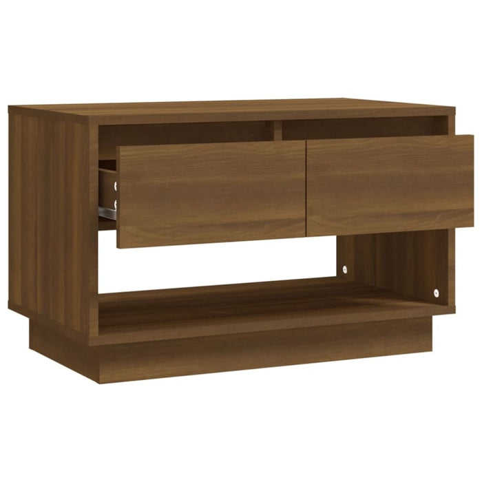 Tv Cabinet Brown Oak 70x41x44 Cm Engineered Wood Noxkii